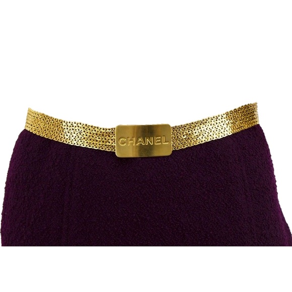 CHANEL Vintage Museum Piece Gold Chain Belt